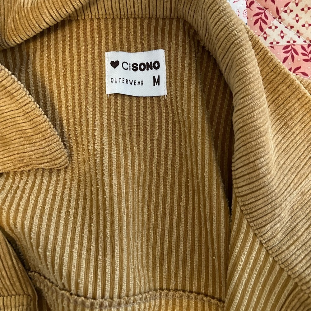 Yellow Oversized Button Up - Picture 2 of 3